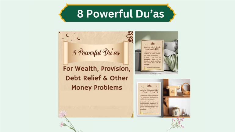 8 Duas for Wealth, Provision, Debt Relief & Other Money Problems