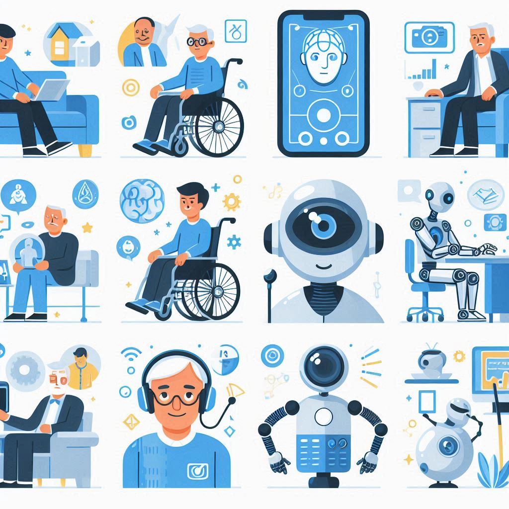 examples of AI-powered systems and technologies that assist people with special needs